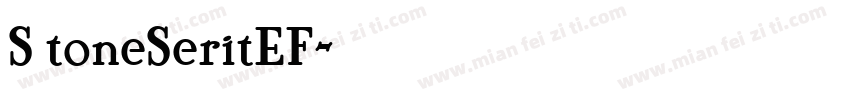 S toneSeritEF字体转换